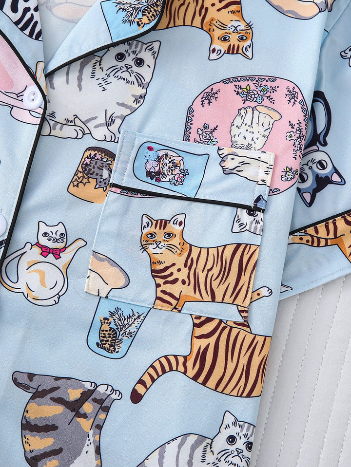 Playful Cats Pajama Set