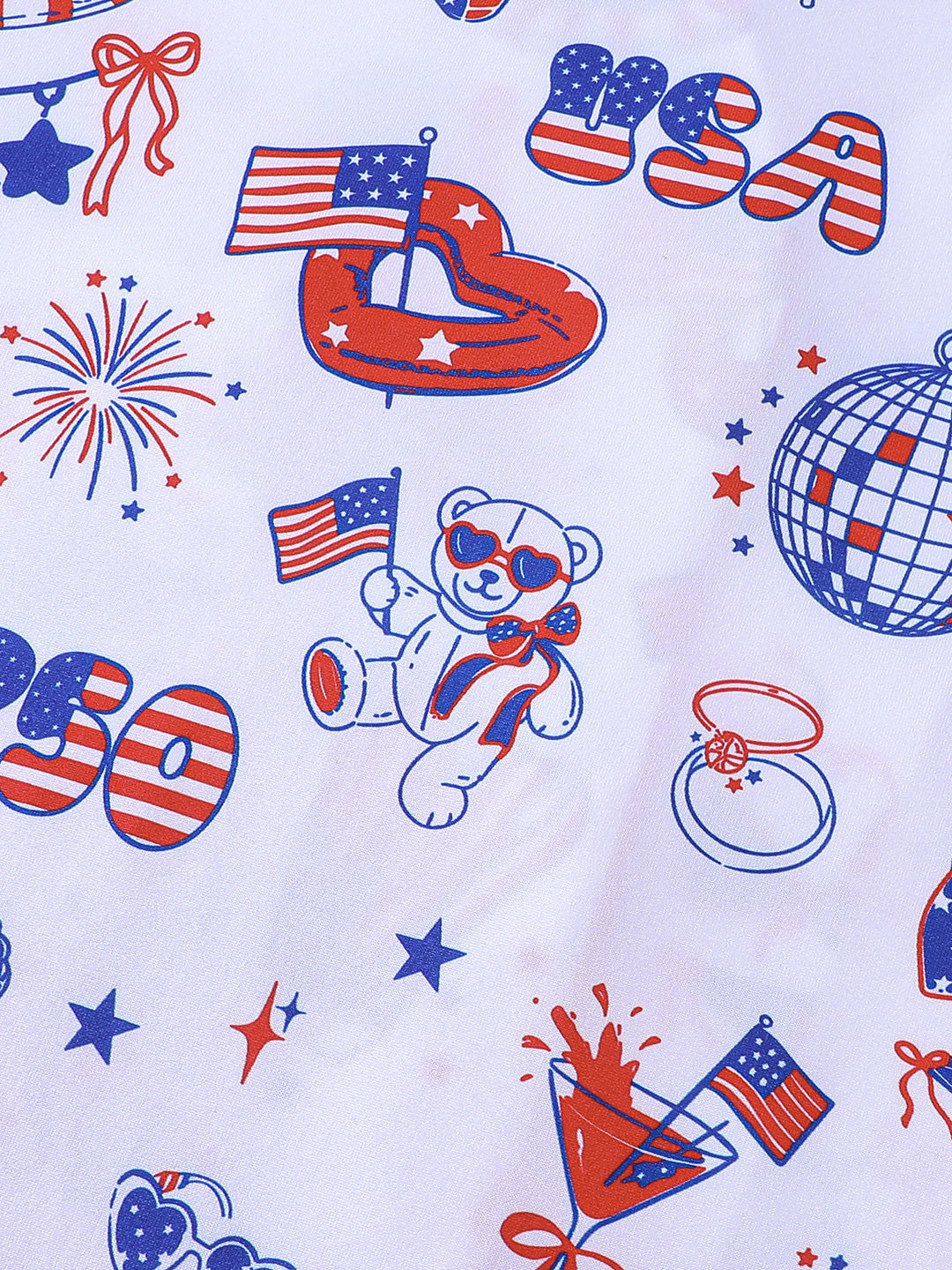 Stars & Stripes Party Pajama Set