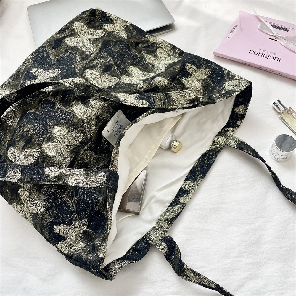 Butterfly Jacquard Essential Tote
