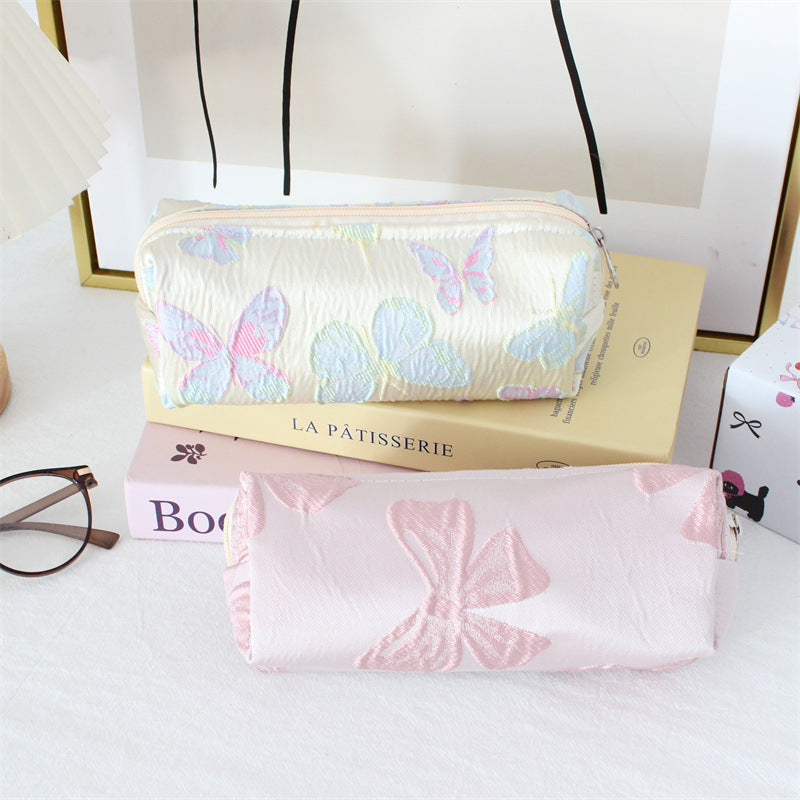 Dainty Print Makeup Organizer