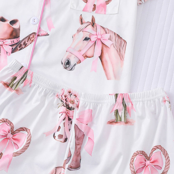 Pretty in Pink Cowgirl Pajama Set