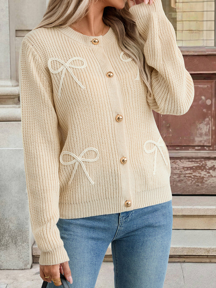 Bow Detail Cardigan