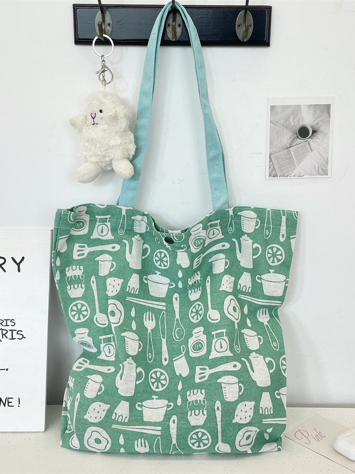 Kitchen Essentials Canvas Tote Bag