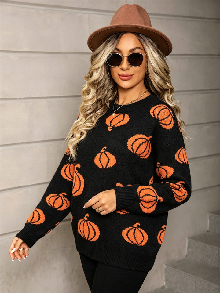 Pumpkin Patch Knit Sweater