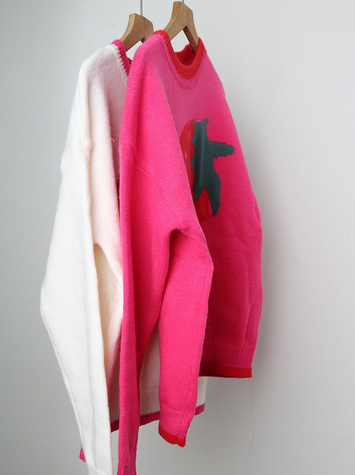 Strawberry Graphic Sweater