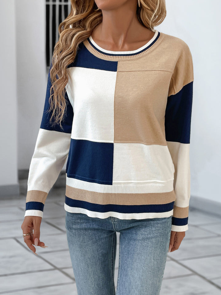 Colorblock Sweater