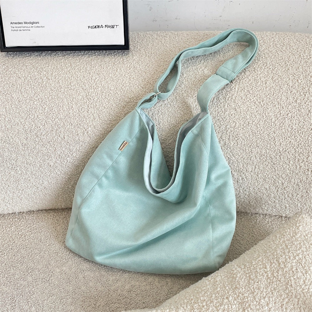 Everyday Soft Faux Suede Shoulder Bag