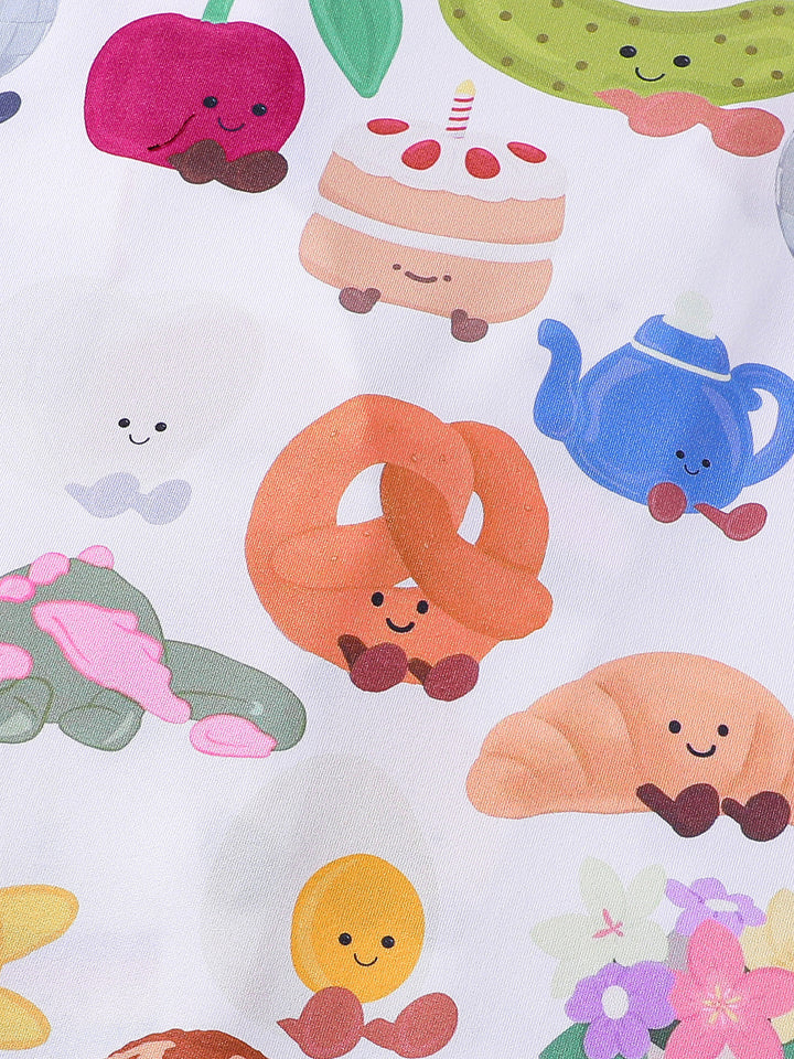 Whimsical Cute Food & Garden Pajama Set