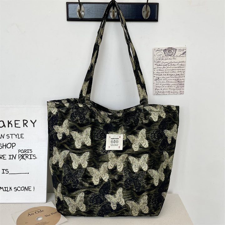 Butterfly Jacquard Essential Tote