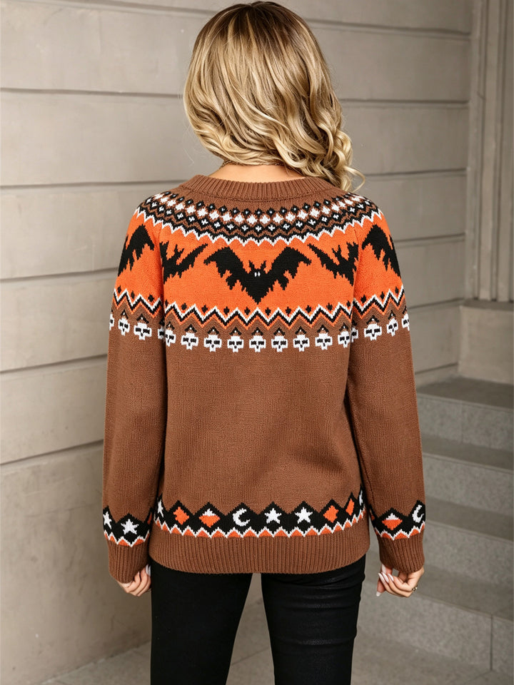 Halloween Fair Isle Sweater