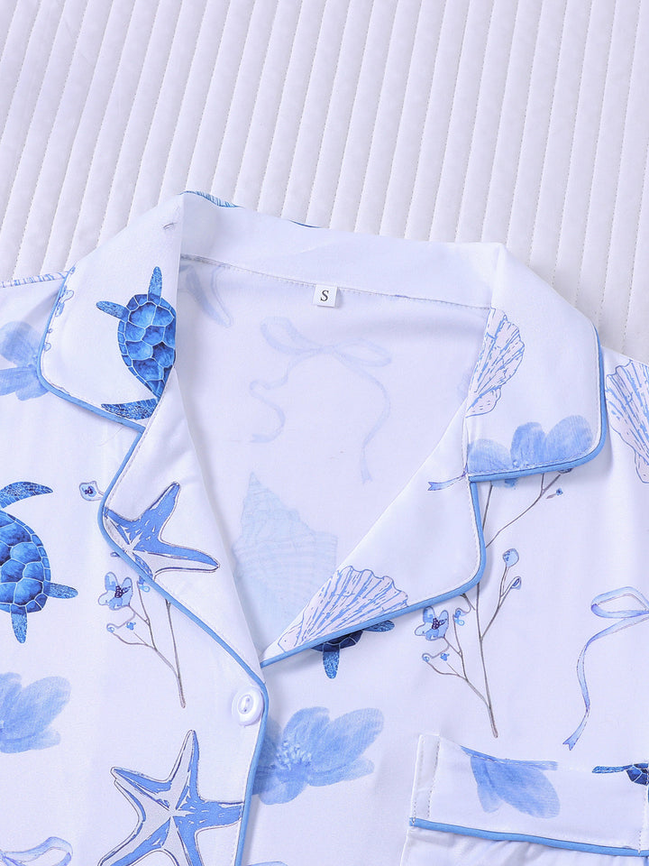 Turtles & Shells Pajama Set
