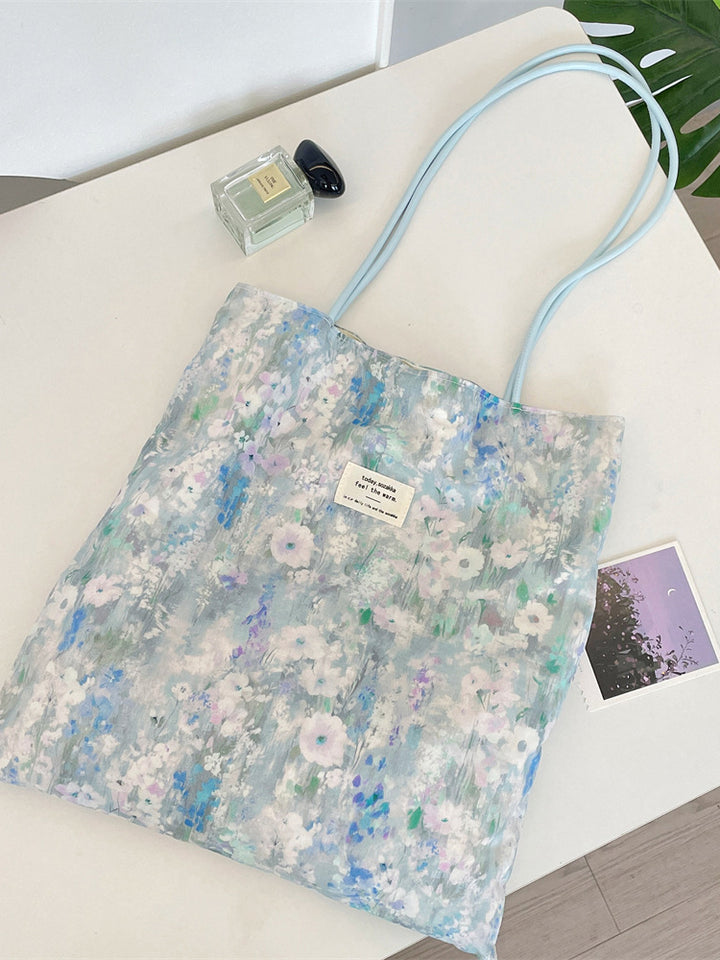 Watercolor Floral Everyday Tote Bag