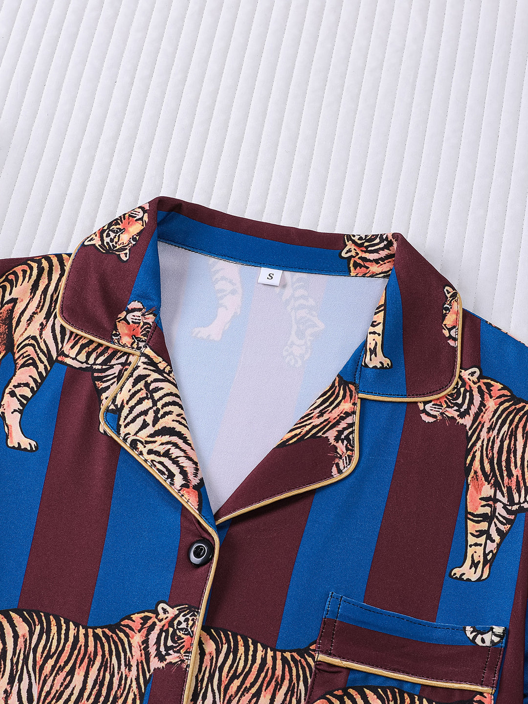 Striped Tiger Pajama Set