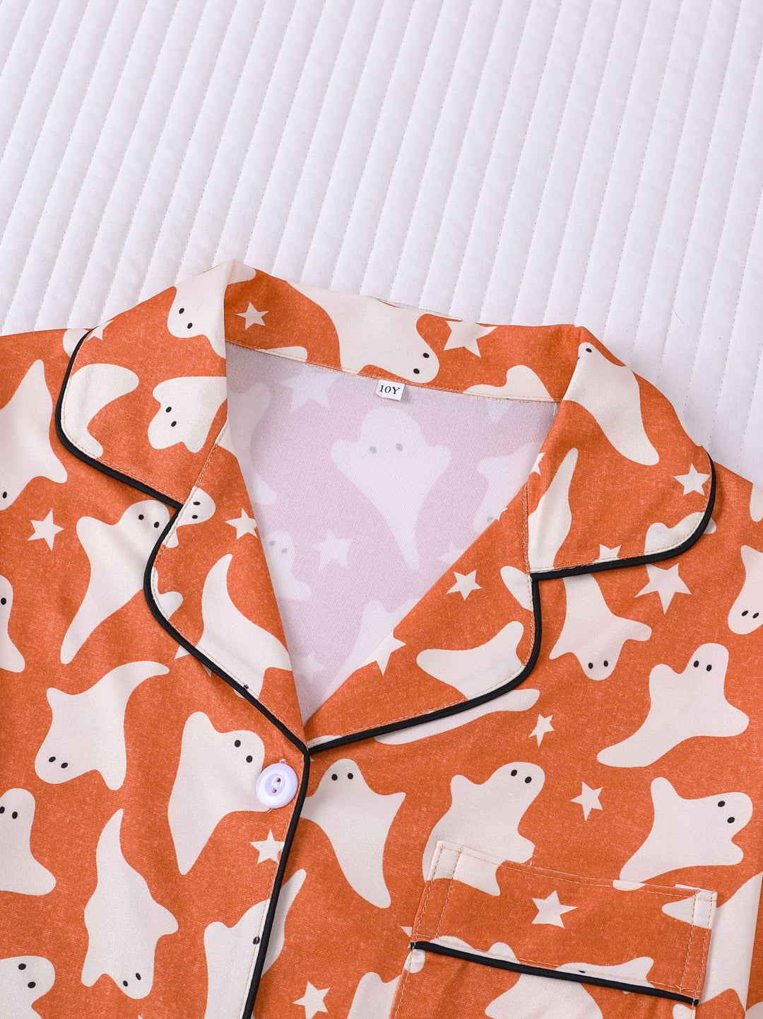 Ghost & Stars Kids Long Sleeve Pajama Set