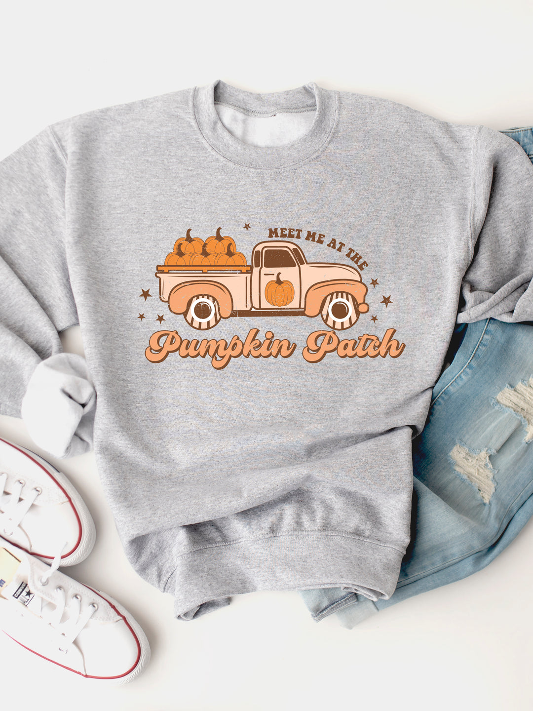 Meet Me At The Pumpkin Patch Graphic Sweatshirt