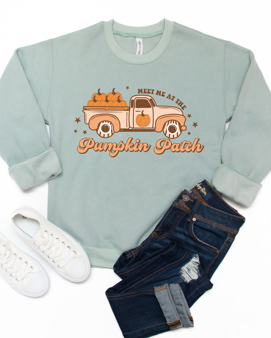 Meet Me At The Pumpkin Patch Graphic Sweatshirt