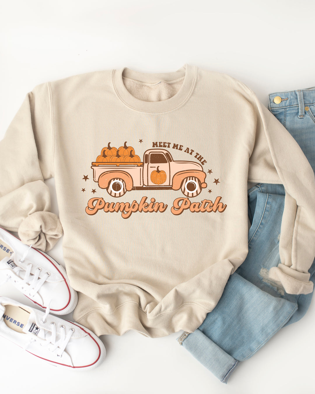 Meet Me At The Pumpkin Patch Graphic Sweatshirt