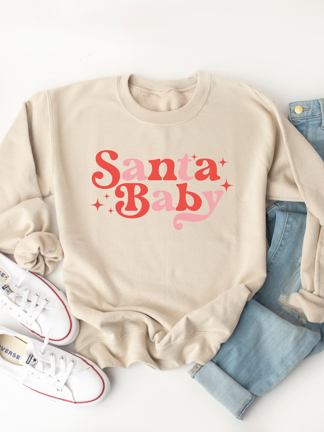Santa Baby - Christmas Graphic Sweatshirt