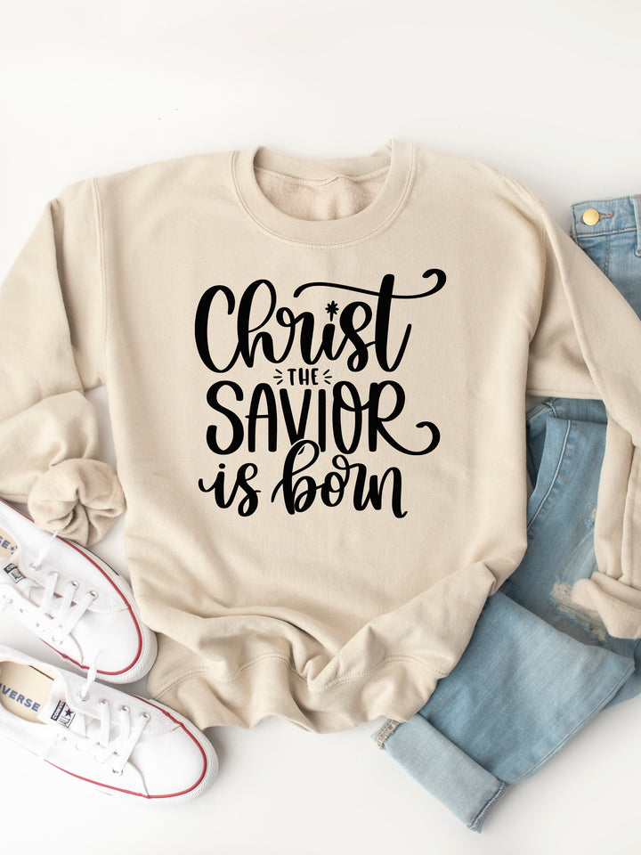 Christ the Savior is Born Graphic Sweatshirt