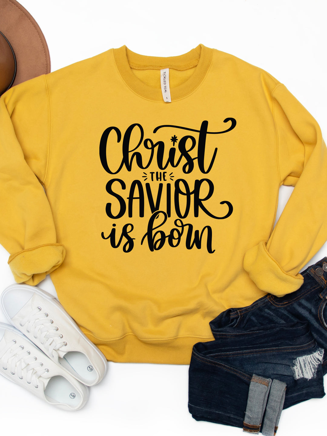 Christ the Savior is Born Graphic Sweatshirt