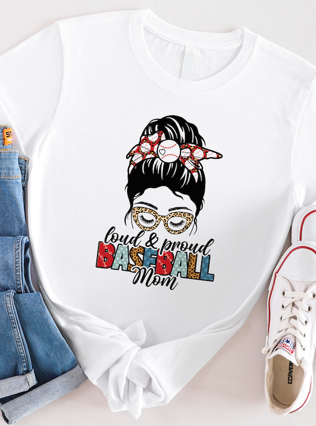 Baseball Mom Graphic Tee