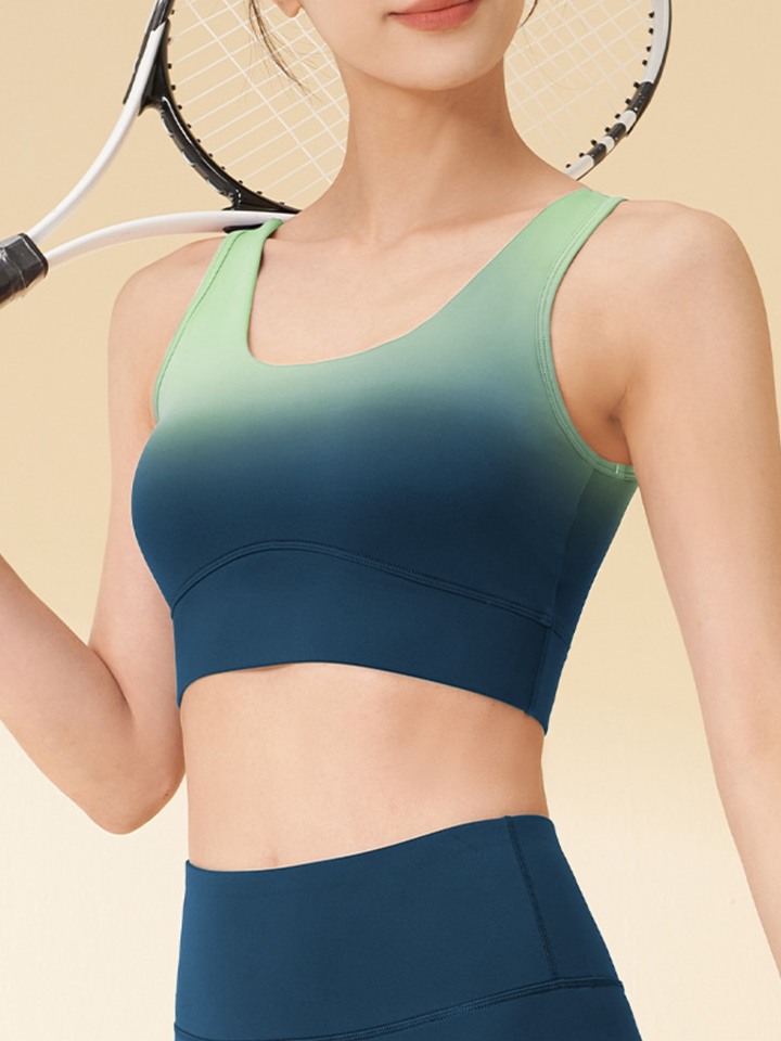 Ombre Thick Strap Sports Bra