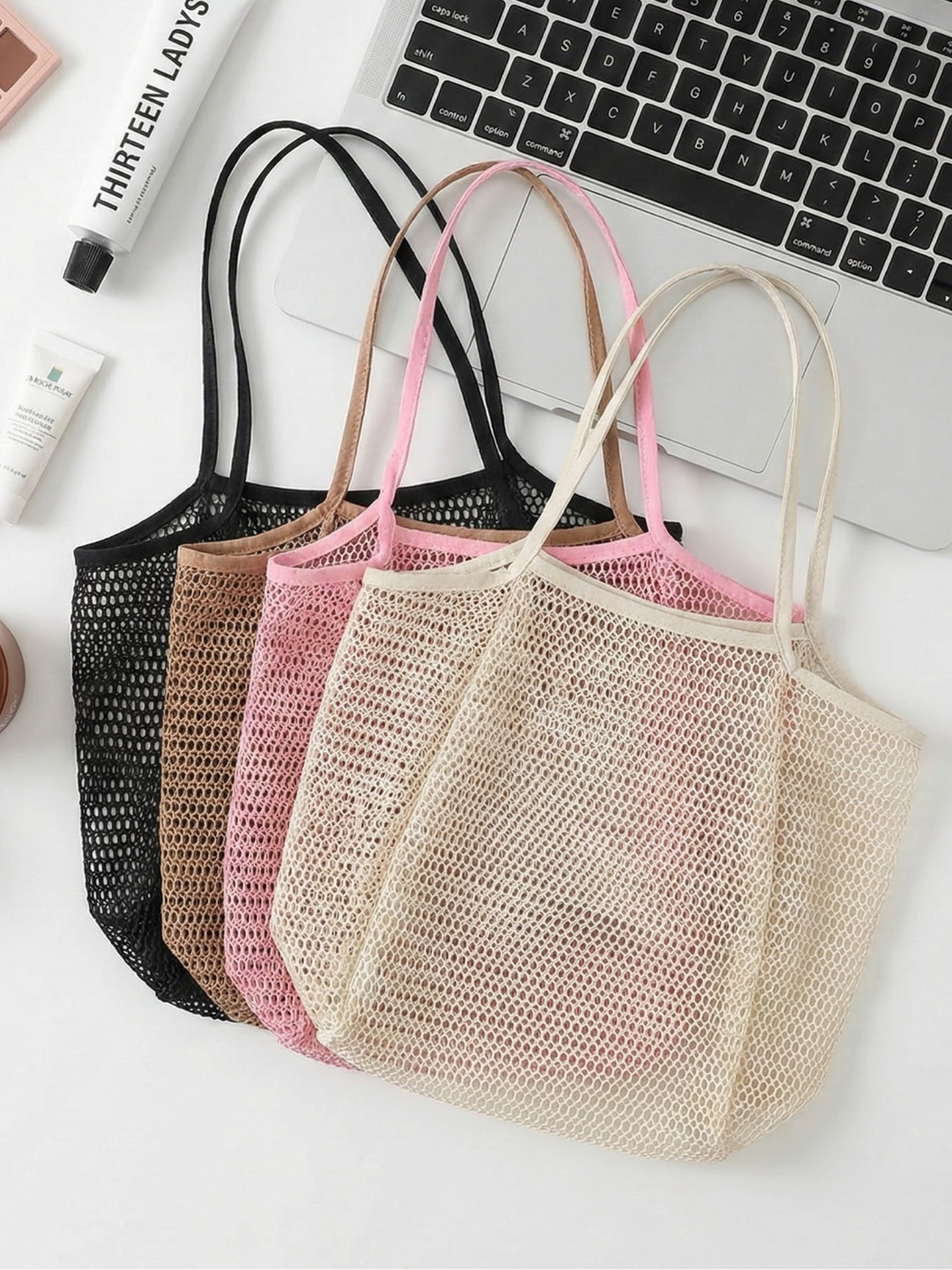Open Weave Beach Tote Bag