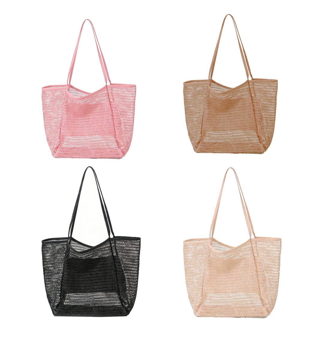 Open Weave Beach Tote Bag