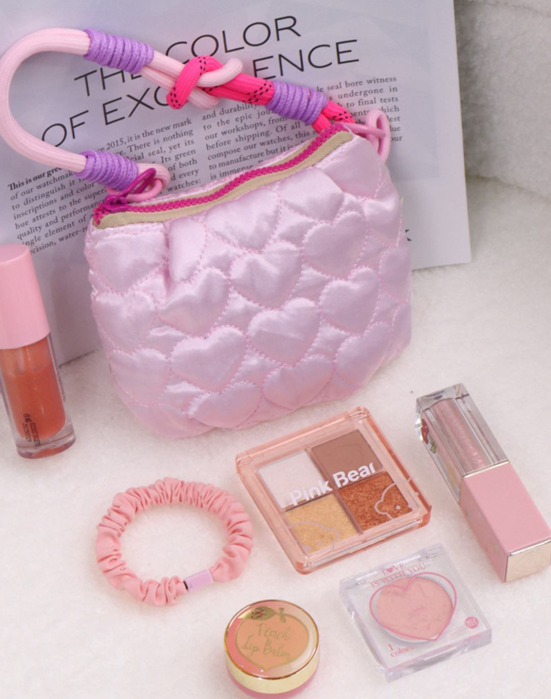 Quilted Heart Coin Purse