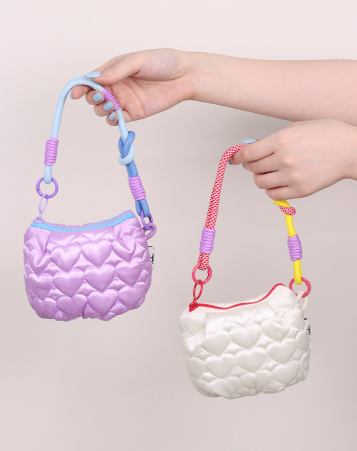 Quilted Heart Coin Purse