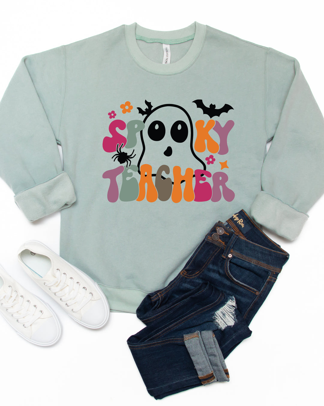 Spooky Teacher Ghost Sweatshirt