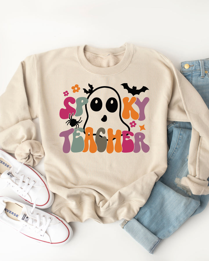 Spooky Teacher Ghost Sweatshirt