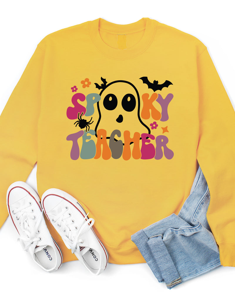 Spooky Teacher Ghost Sweatshirt