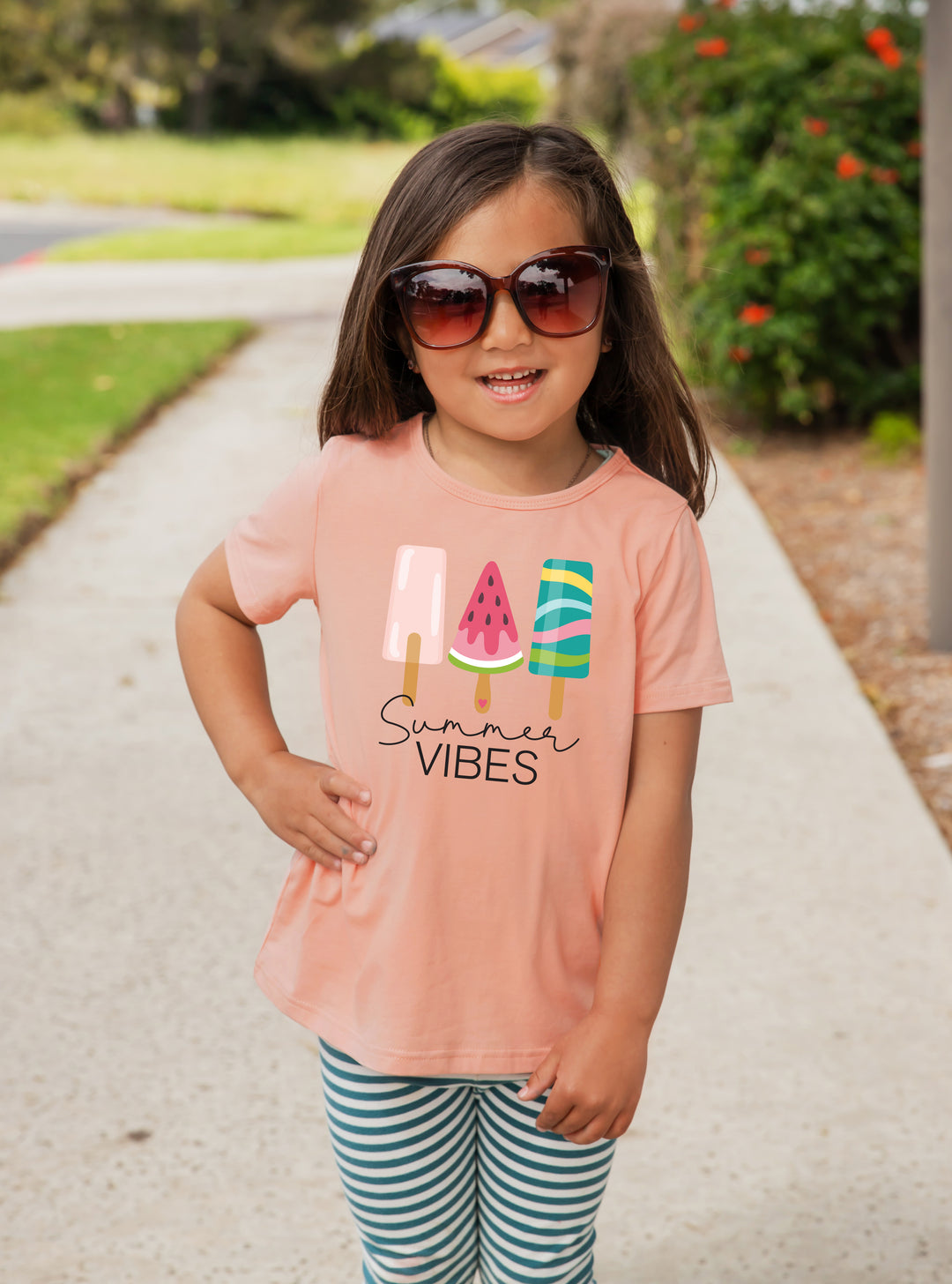 Summer Popsicle Vibes Kids Graphic Tee (Copy)