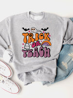 Trick Or Teach Graphic Sweatshirt