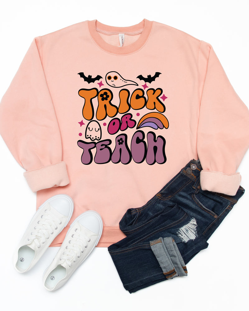 Trick Or Teach Graphic Sweatshirt