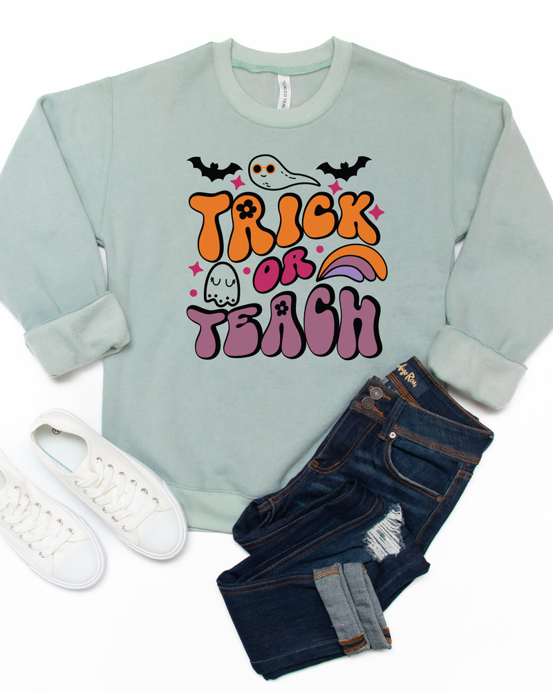 Trick Or Teach Graphic Sweatshirt