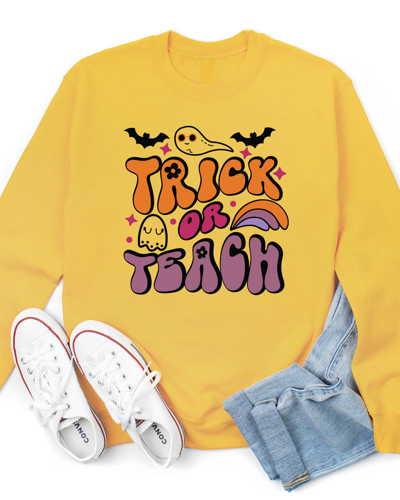 Trick Or Teach Graphic Sweatshirt