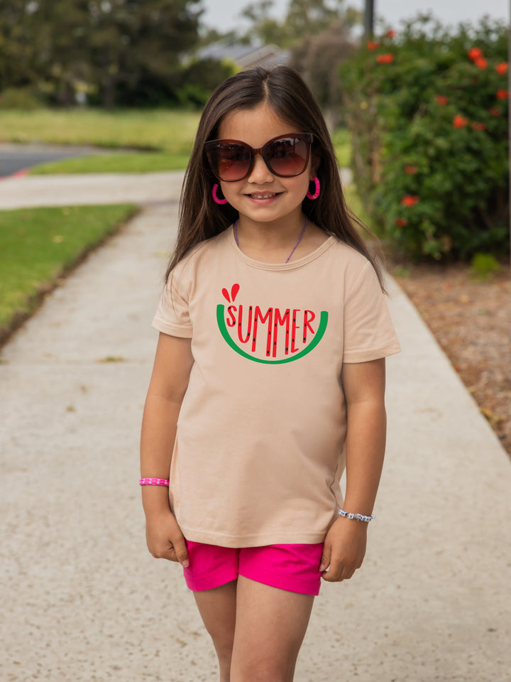 Summer Watermelon Kids Graphic Tee