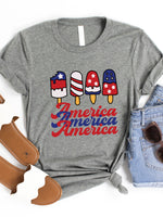 America Popsicles Graphic Tee
