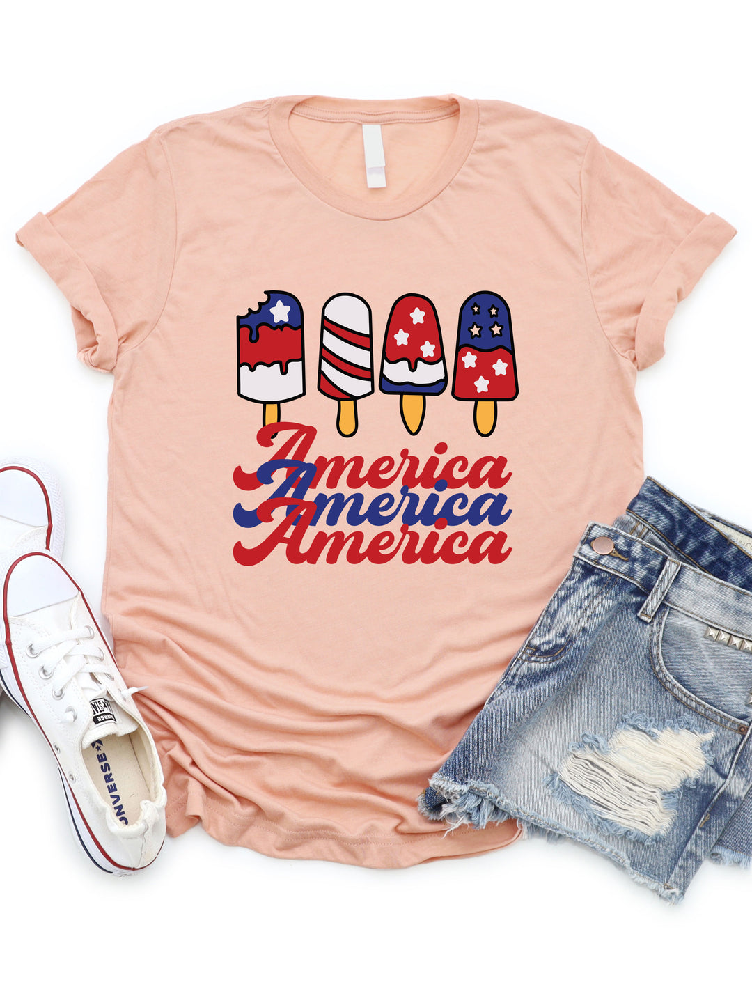 America Popsicles Graphic Tee
