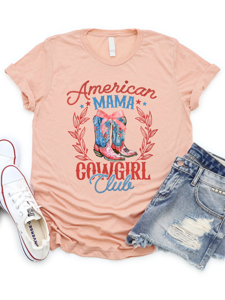 American Mama Cowgirl Club - Graphic Tee