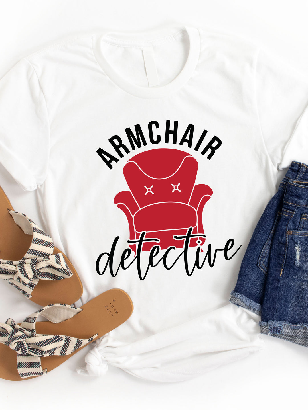 Arm Chair Detective Graphic Tee