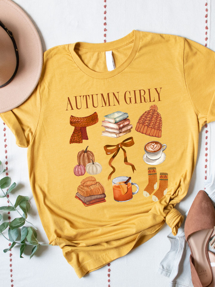 Autumn Girly Graphic Tee