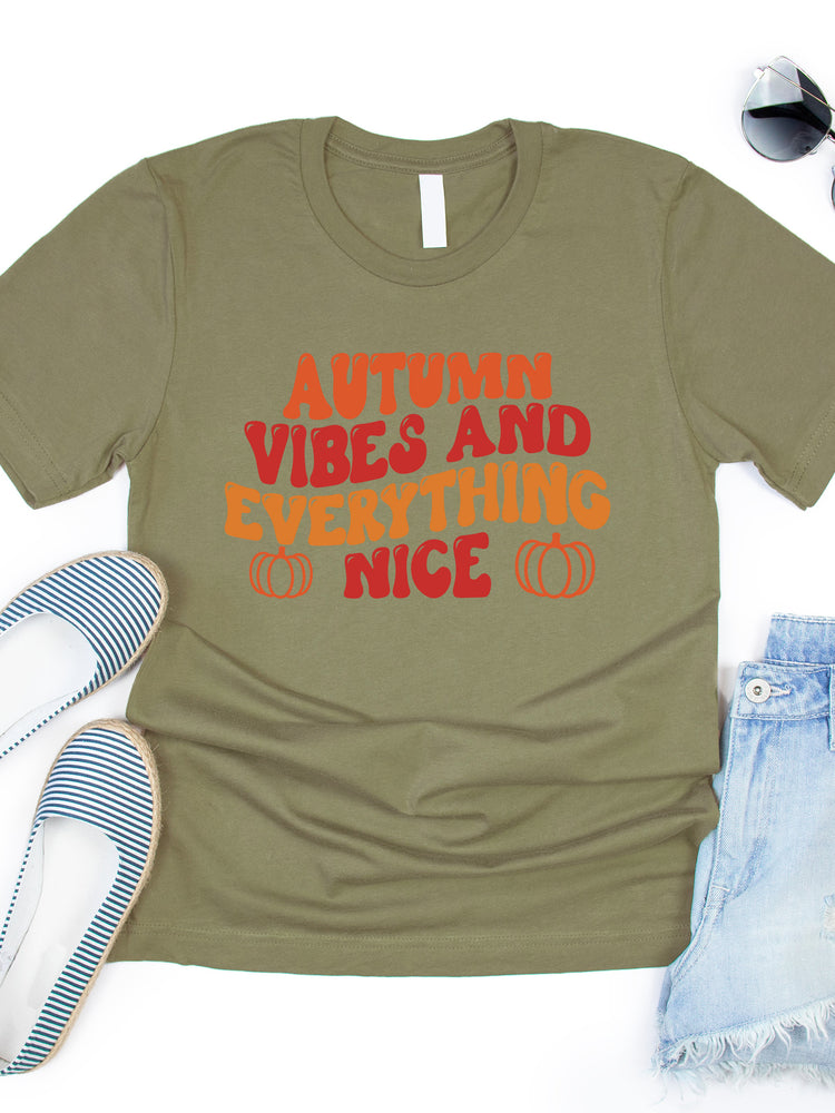 Autumn Vibes and Everything Nice Graphic Tee