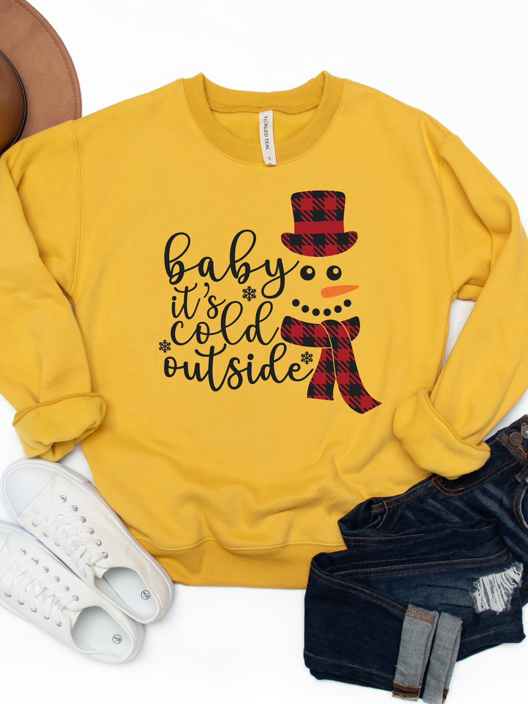 Baby It's Cold Outside - Christmas Graphic Sweatshirt