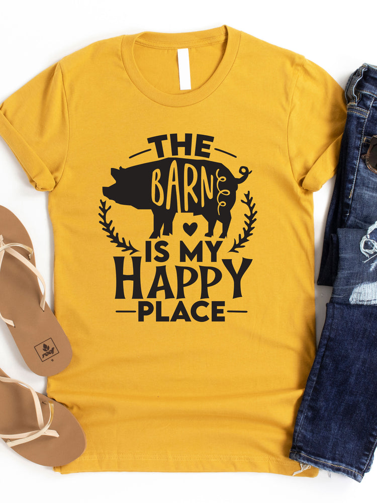 The Barn Is My Happy Place Graphic Tee