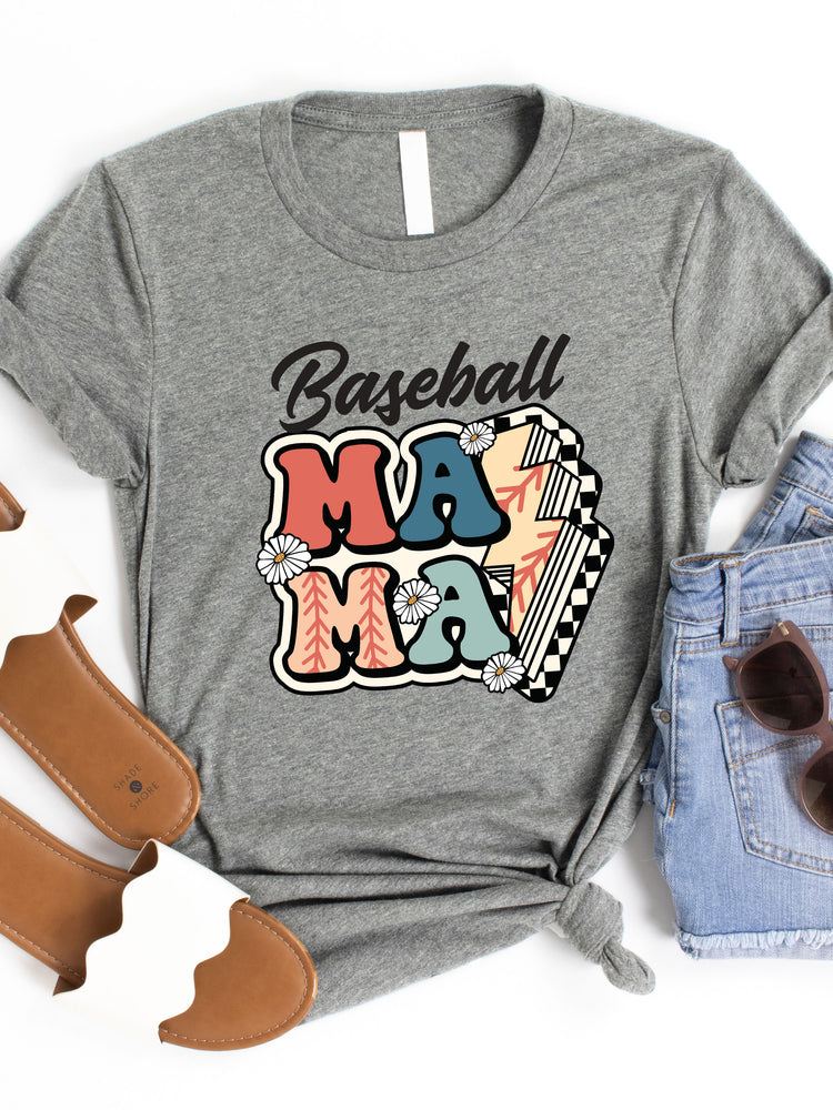 Baseball Mom Graphic Tee