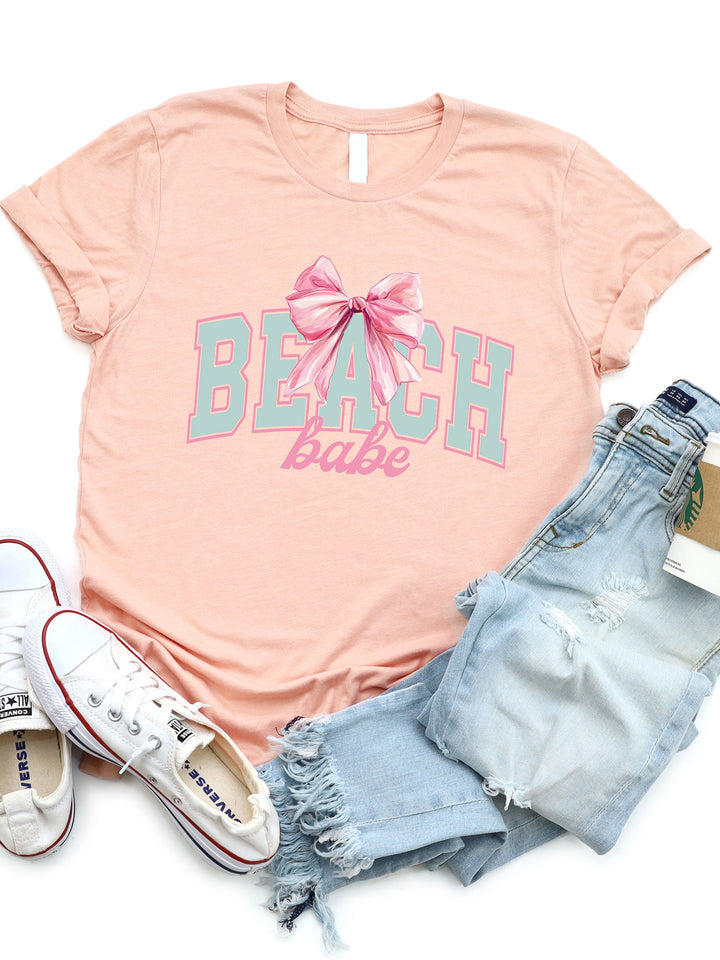 Beach Babe Bow Graphic Tee