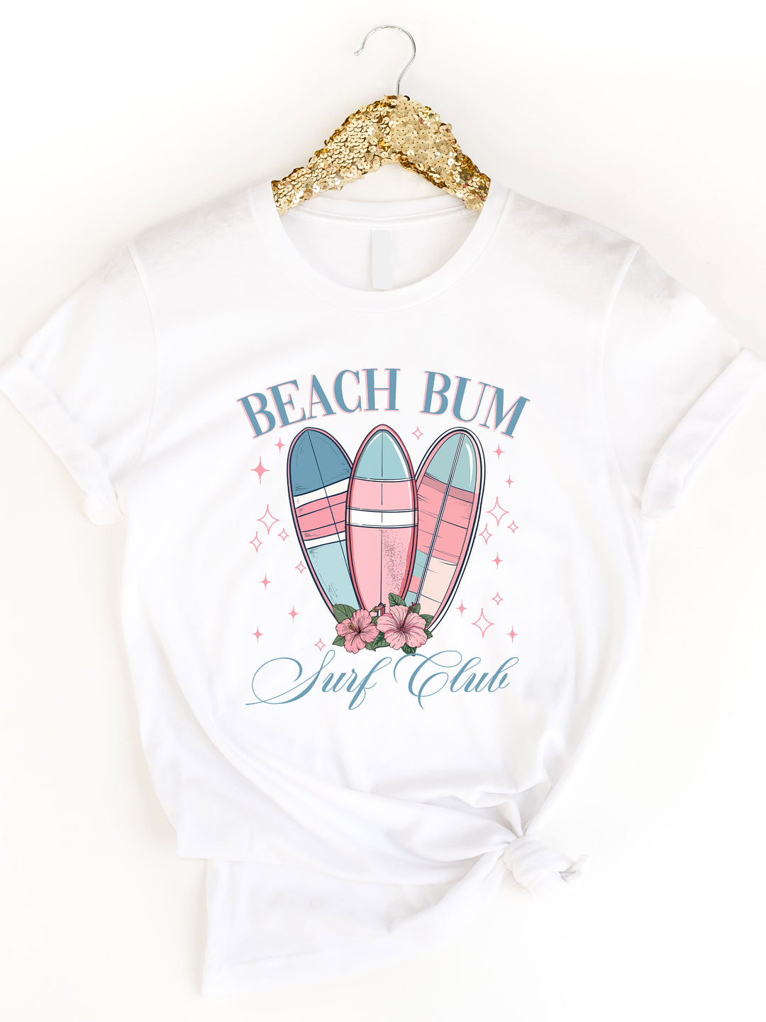 Beach Bum Surf Club Graphic Tee